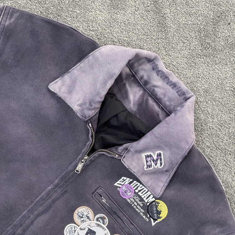 Autumn's heavyweight men's streetwear jacket